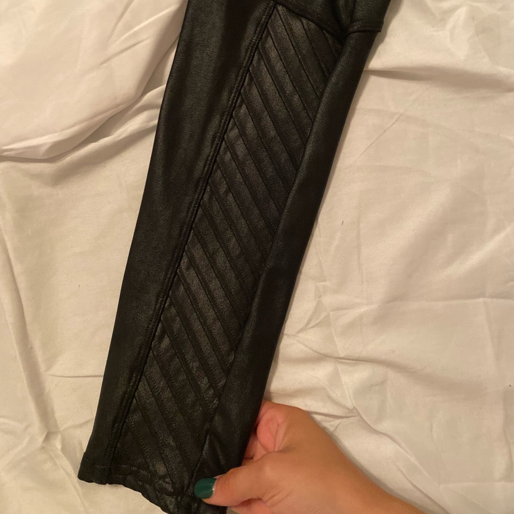 Spanx Faux Leather Moto Legging